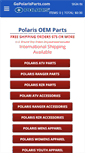 Mobile Screenshot of gopolarisparts.com